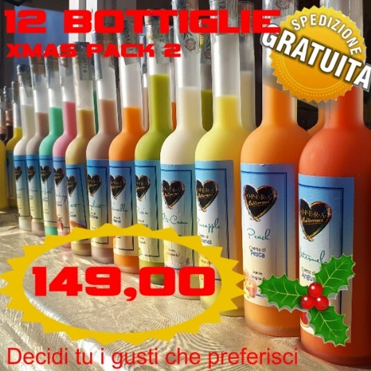 XMAS PACK 2 12 bottiglie creme e creme liquore
